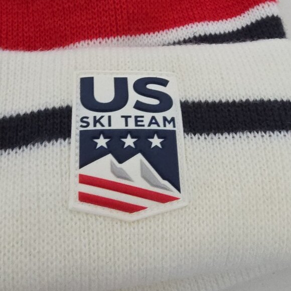 *SOLD* SPYDER | US Ski Team Beanie Hat Pom Pom OS - Picture 2 of 5